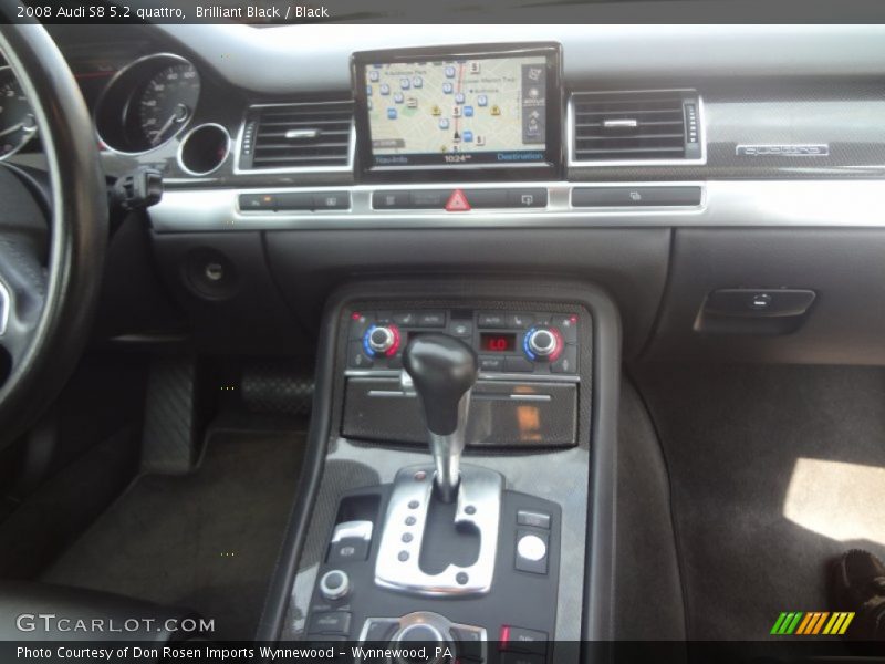 Brilliant Black / Black 2008 Audi S8 5.2 quattro