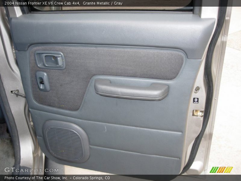Granite Metallic / Gray 2004 Nissan Frontier XE V6 Crew Cab 4x4