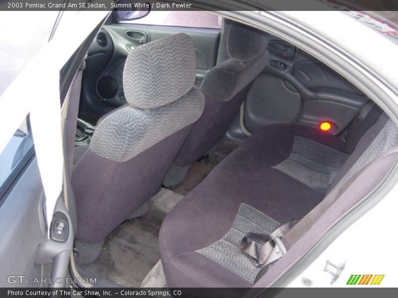 Summit White / Dark Pewter 2003 Pontiac Grand Am SE Sedan