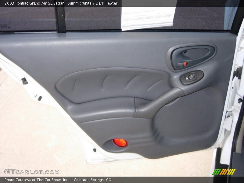 Summit White / Dark Pewter 2003 Pontiac Grand Am SE Sedan