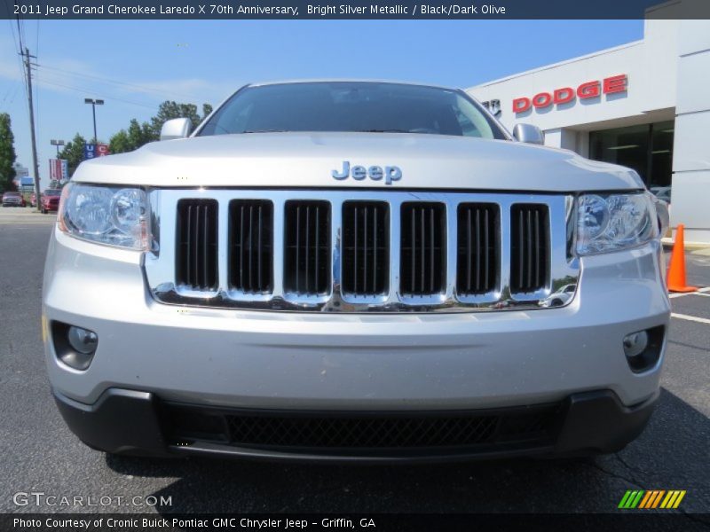 Bright Silver Metallic / Black/Dark Olive 2011 Jeep Grand Cherokee Laredo X 70th Anniversary