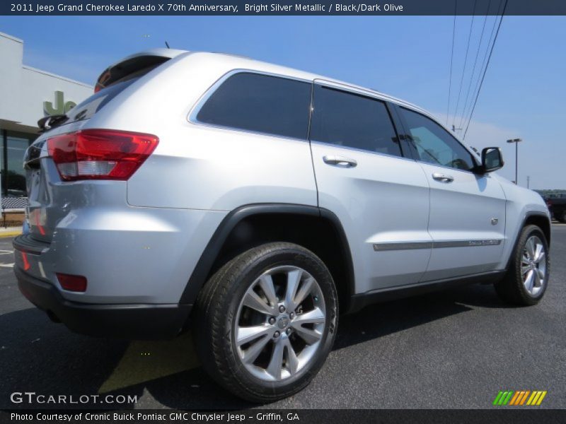 Bright Silver Metallic / Black/Dark Olive 2011 Jeep Grand Cherokee Laredo X 70th Anniversary