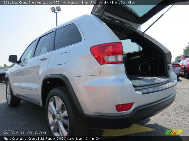 Bright Silver Metallic / Black/Dark Olive 2011 Jeep Grand Cherokee Laredo X 70th Anniversary