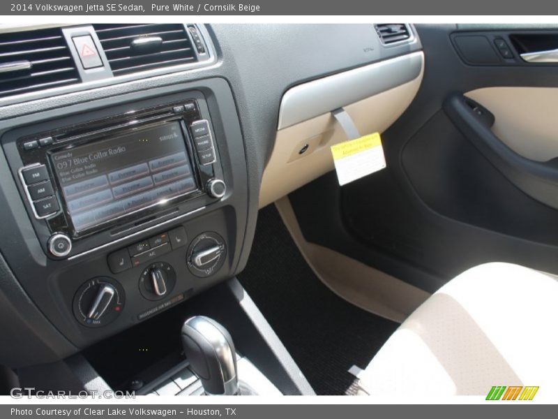 Pure White / Cornsilk Beige 2014 Volkswagen Jetta SE Sedan