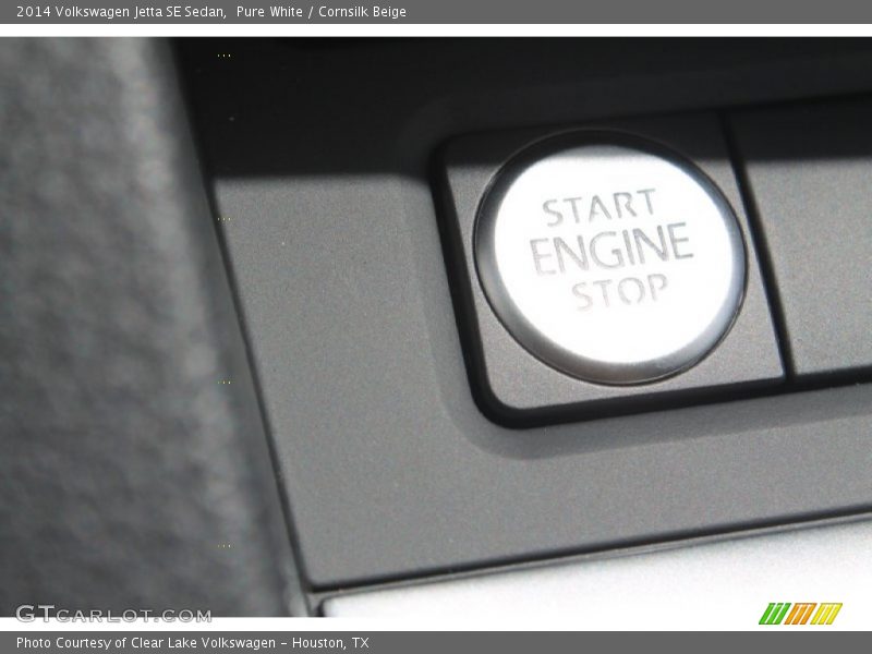 Pure White / Cornsilk Beige 2014 Volkswagen Jetta SE Sedan