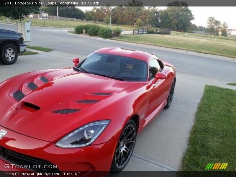 Adrenaline Red / Black 2013 Dodge SRT Viper Coupe