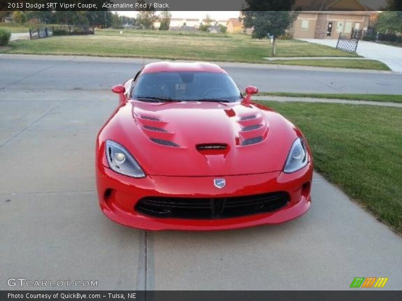 Adrenaline Red / Black 2013 Dodge SRT Viper Coupe