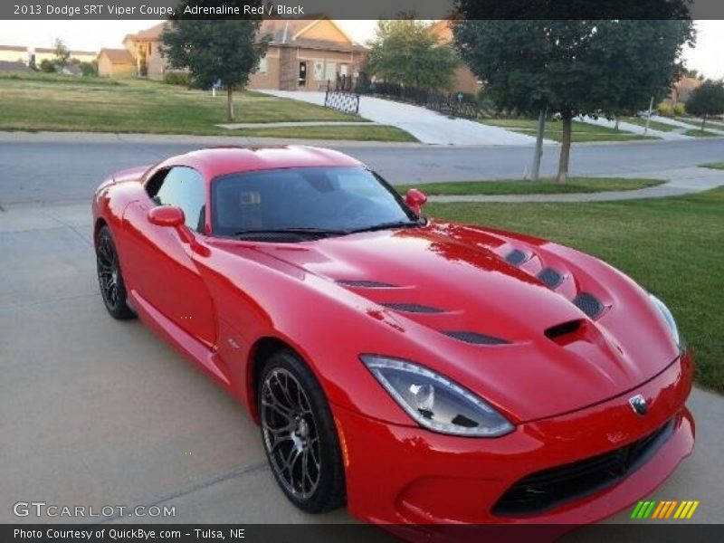 Adrenaline Red / Black 2013 Dodge SRT Viper Coupe