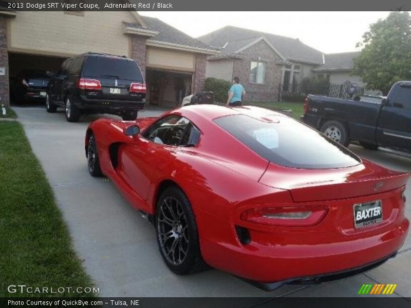 Adrenaline Red / Black 2013 Dodge SRT Viper Coupe