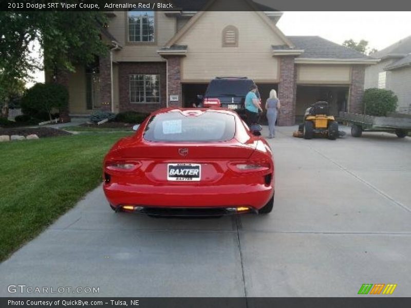 Adrenaline Red / Black 2013 Dodge SRT Viper Coupe