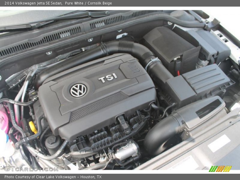 Pure White / Cornsilk Beige 2014 Volkswagen Jetta SE Sedan