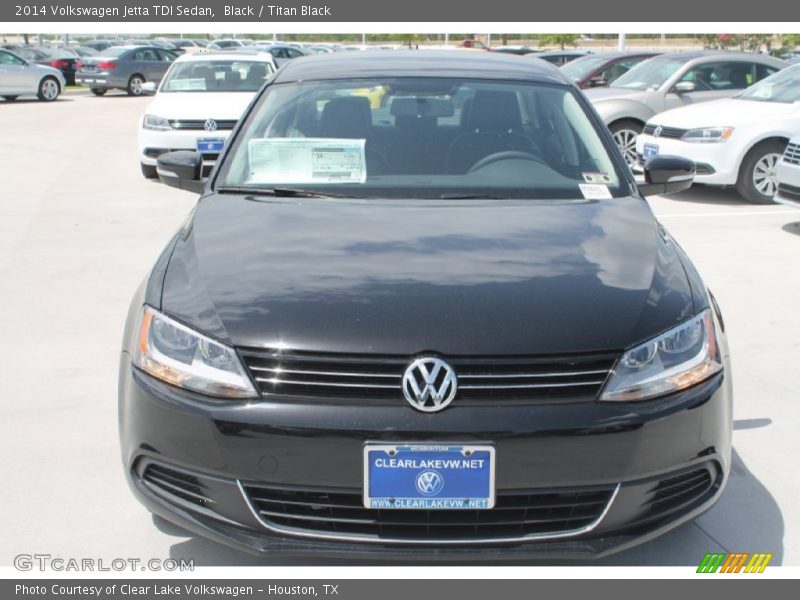 Black / Titan Black 2014 Volkswagen Jetta TDI Sedan