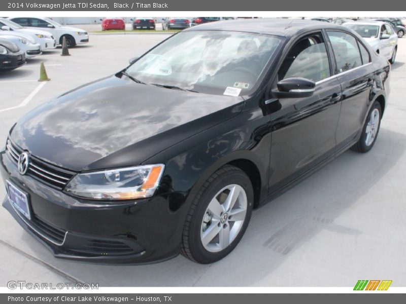 Black / Titan Black 2014 Volkswagen Jetta TDI Sedan