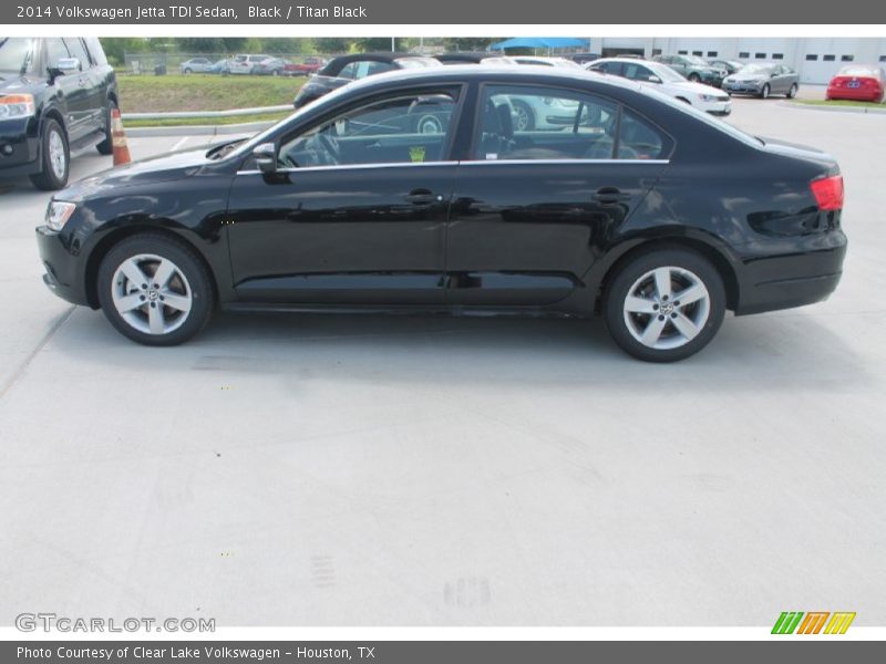 Black / Titan Black 2014 Volkswagen Jetta TDI Sedan