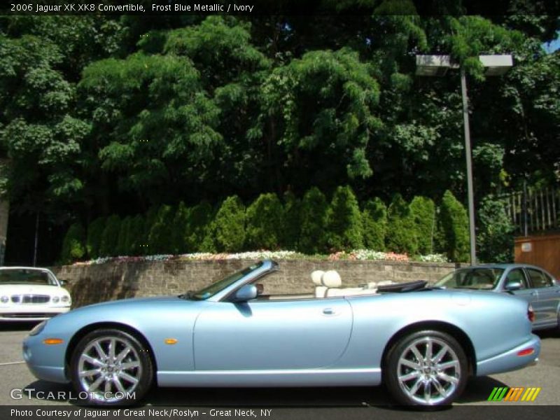 Frost Blue Metallic / Ivory 2006 Jaguar XK XK8 Convertible