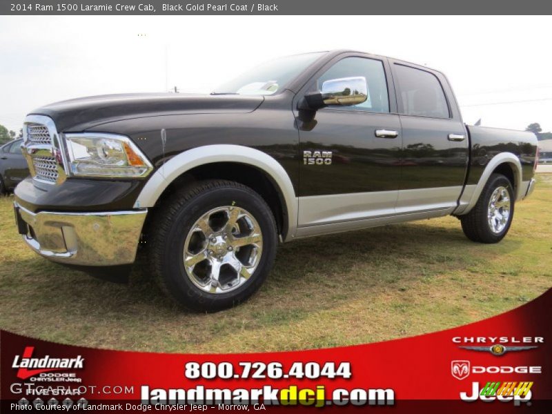 Black Gold Pearl Coat / Black 2014 Ram 1500 Laramie Crew Cab