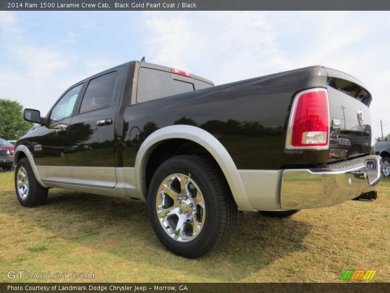 Black Gold Pearl Coat / Black 2014 Ram 1500 Laramie Crew Cab