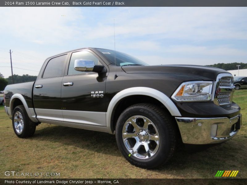 Black Gold Pearl Coat / Black 2014 Ram 1500 Laramie Crew Cab