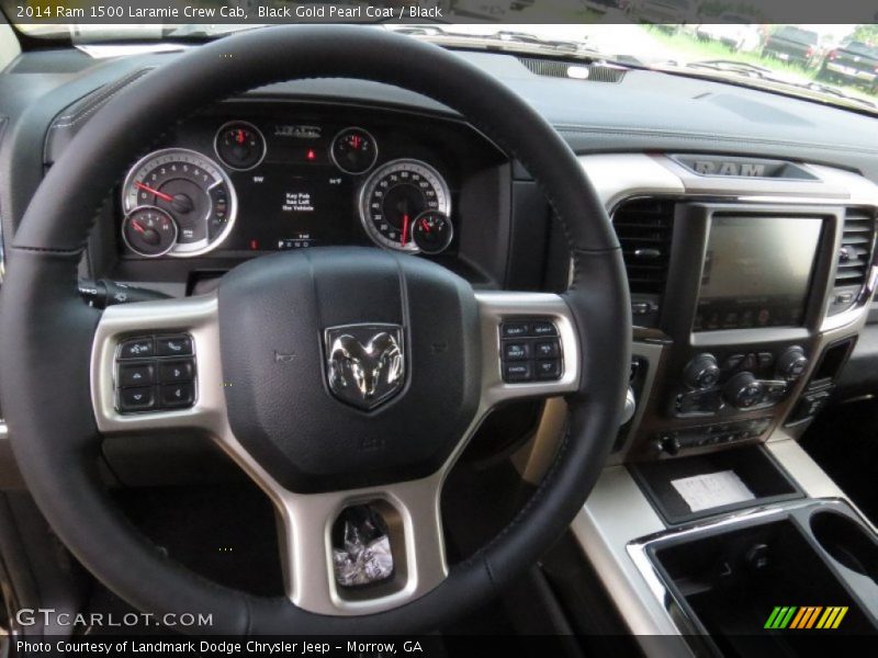Black Gold Pearl Coat / Black 2014 Ram 1500 Laramie Crew Cab