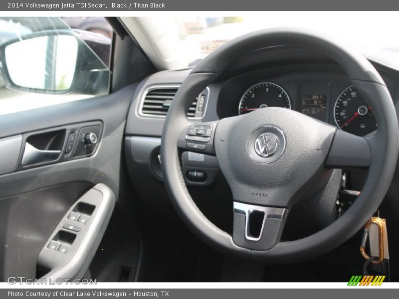 Black / Titan Black 2014 Volkswagen Jetta TDI Sedan