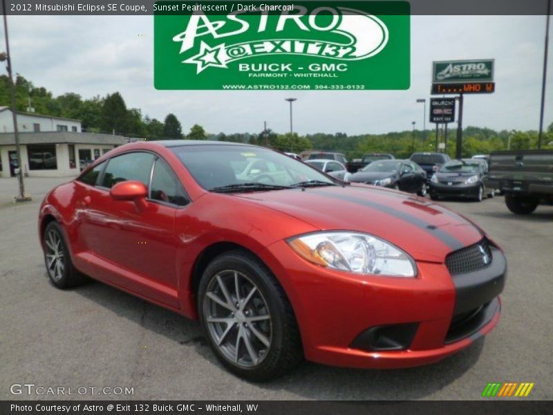 Sunset Pearlescent / Dark Charcoal 2012 Mitsubishi Eclipse SE Coupe