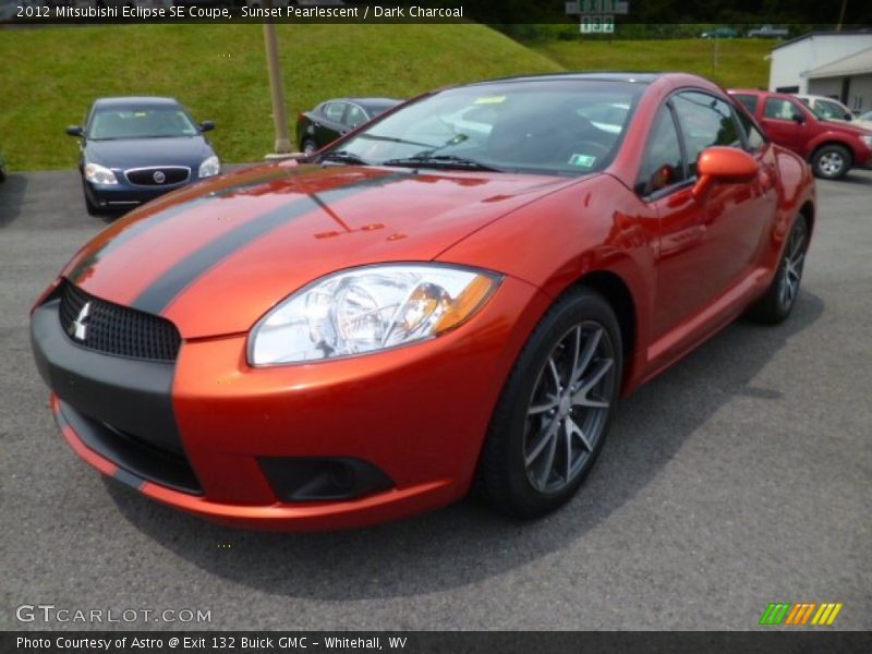 Sunset Pearlescent / Dark Charcoal 2012 Mitsubishi Eclipse SE Coupe