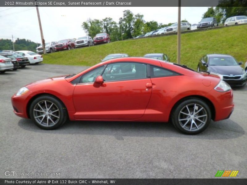 Sunset Pearlescent / Dark Charcoal 2012 Mitsubishi Eclipse SE Coupe