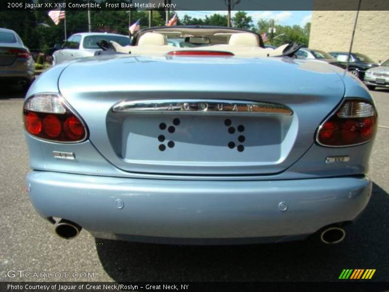 Frost Blue Metallic / Ivory 2006 Jaguar XK XK8 Convertible