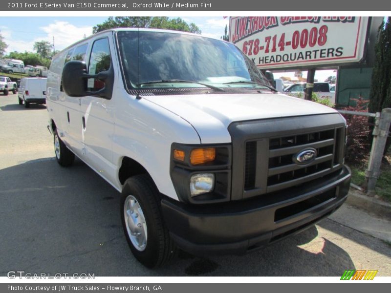 Oxford White / Medium Flint 2011 Ford E Series Van E150 Commercial