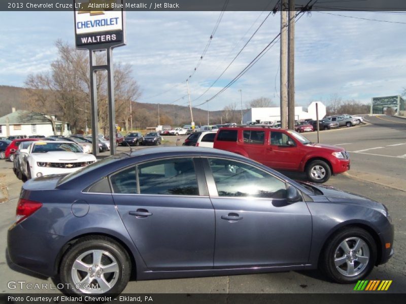 Atlantis Blue Metallic / Jet Black 2013 Chevrolet Cruze LT