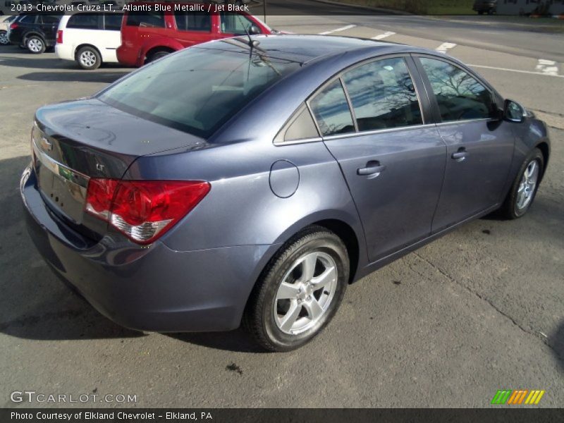Atlantis Blue Metallic / Jet Black 2013 Chevrolet Cruze LT
