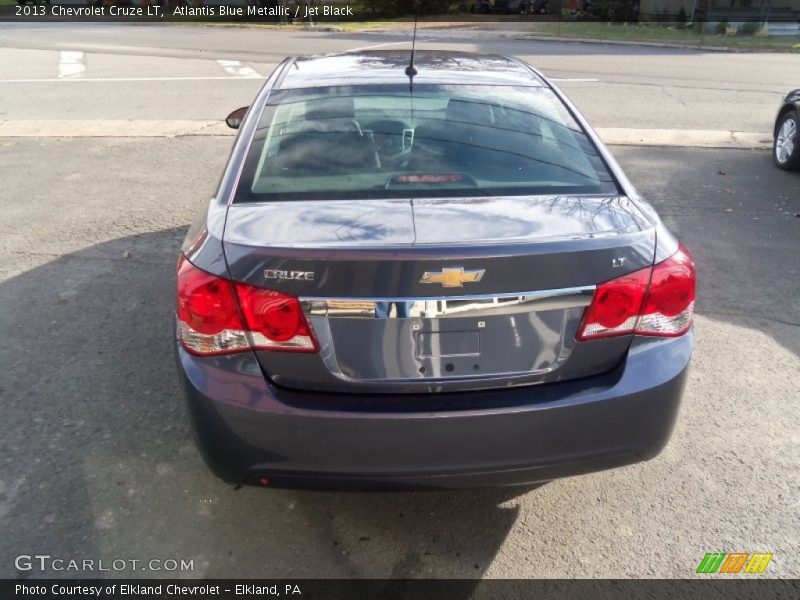 Atlantis Blue Metallic / Jet Black 2013 Chevrolet Cruze LT