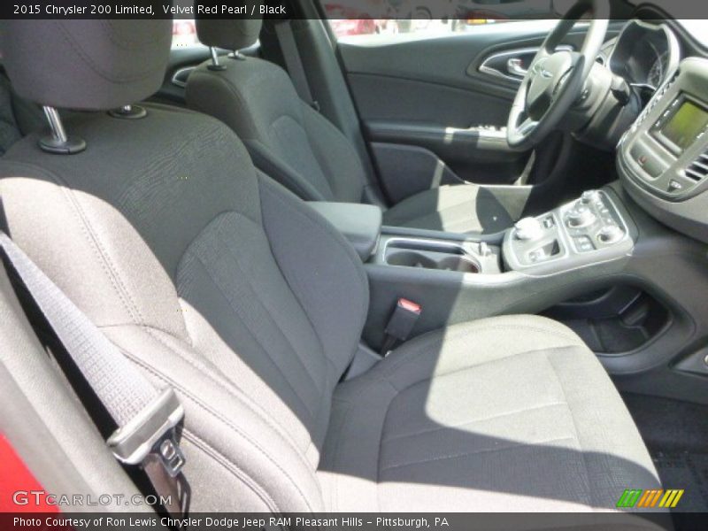 Velvet Red Pearl / Black 2015 Chrysler 200 Limited