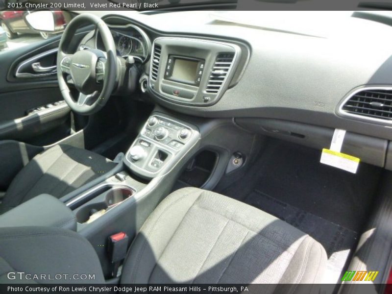 Velvet Red Pearl / Black 2015 Chrysler 200 Limited