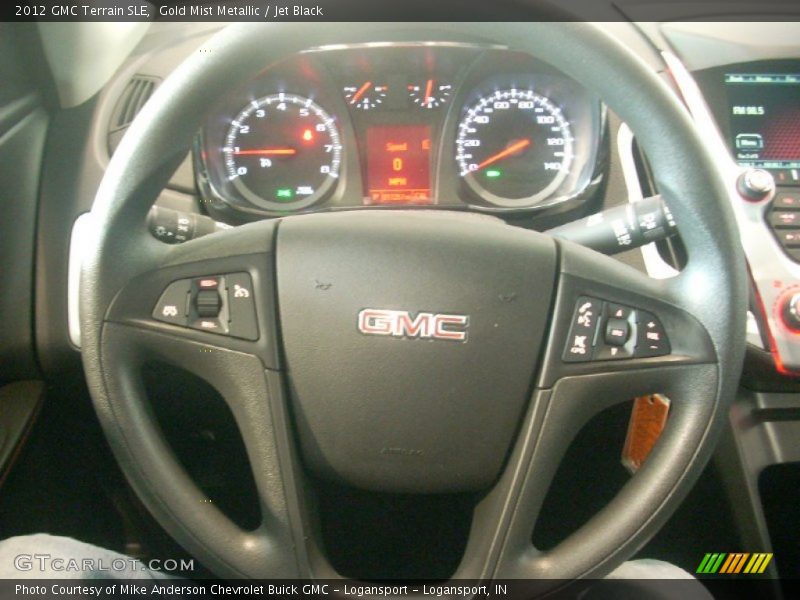Gold Mist Metallic / Jet Black 2012 GMC Terrain SLE