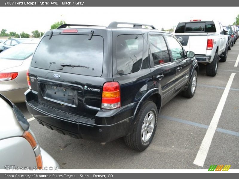 Black / Gray 2007 Ford Escape Hybrid 4WD