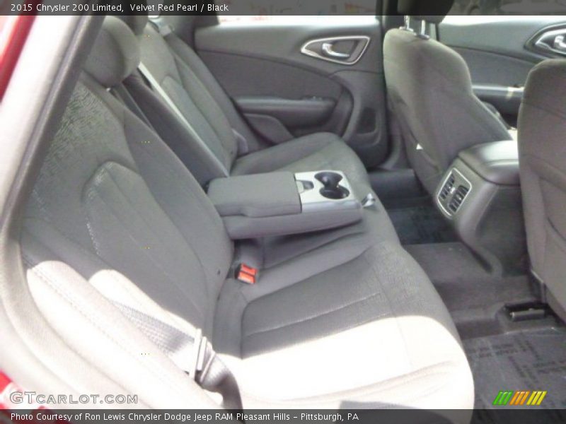 Velvet Red Pearl / Black 2015 Chrysler 200 Limited