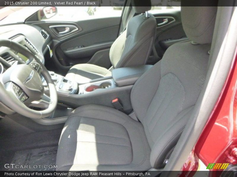 Velvet Red Pearl / Black 2015 Chrysler 200 Limited
