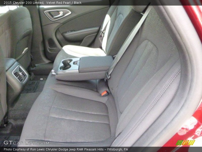 Velvet Red Pearl / Black 2015 Chrysler 200 Limited