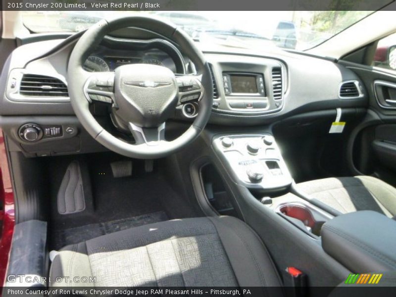Velvet Red Pearl / Black 2015 Chrysler 200 Limited