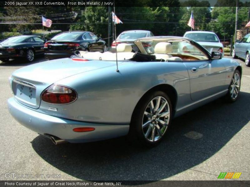 Frost Blue Metallic / Ivory 2006 Jaguar XK XK8 Convertible