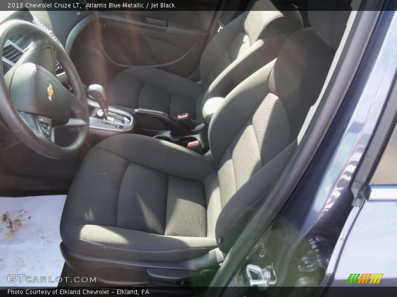 Atlantis Blue Metallic / Jet Black 2013 Chevrolet Cruze LT
