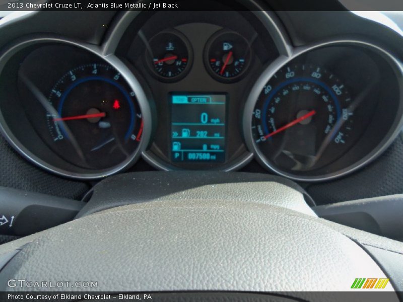 Atlantis Blue Metallic / Jet Black 2013 Chevrolet Cruze LT