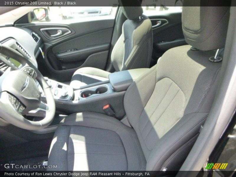 Black / Black 2015 Chrysler 200 Limited