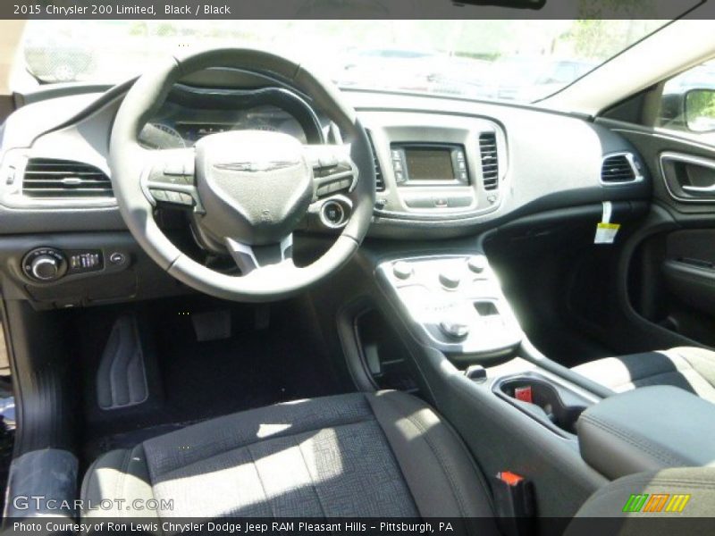 Black / Black 2015 Chrysler 200 Limited