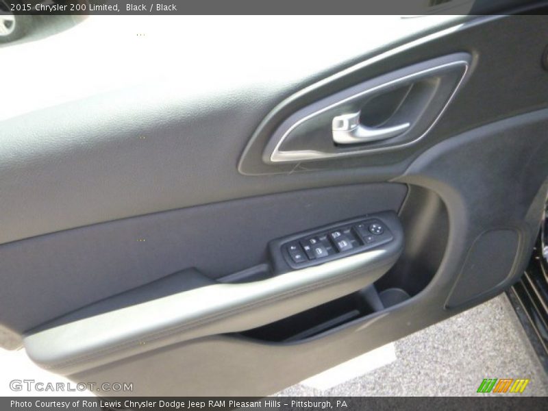 Black / Black 2015 Chrysler 200 Limited
