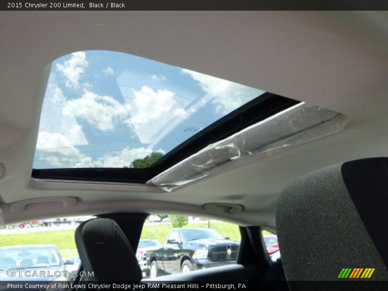 Black / Black 2015 Chrysler 200 Limited