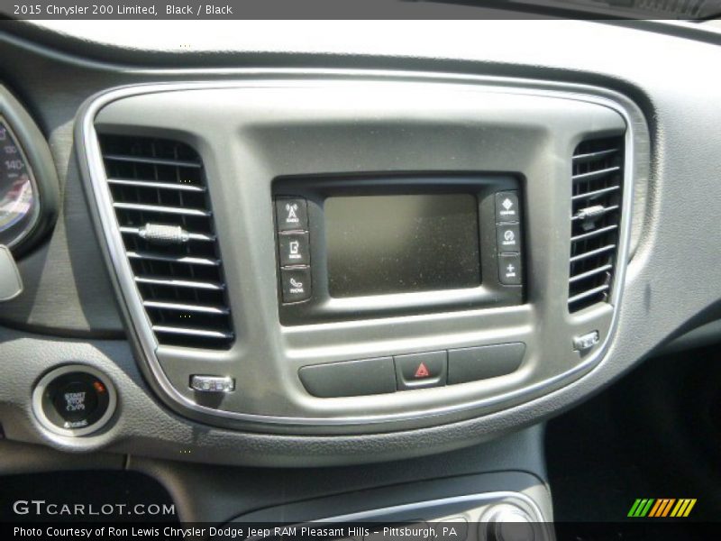 Black / Black 2015 Chrysler 200 Limited