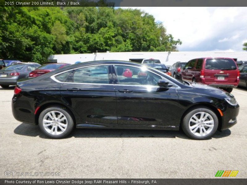 Black / Black 2015 Chrysler 200 Limited