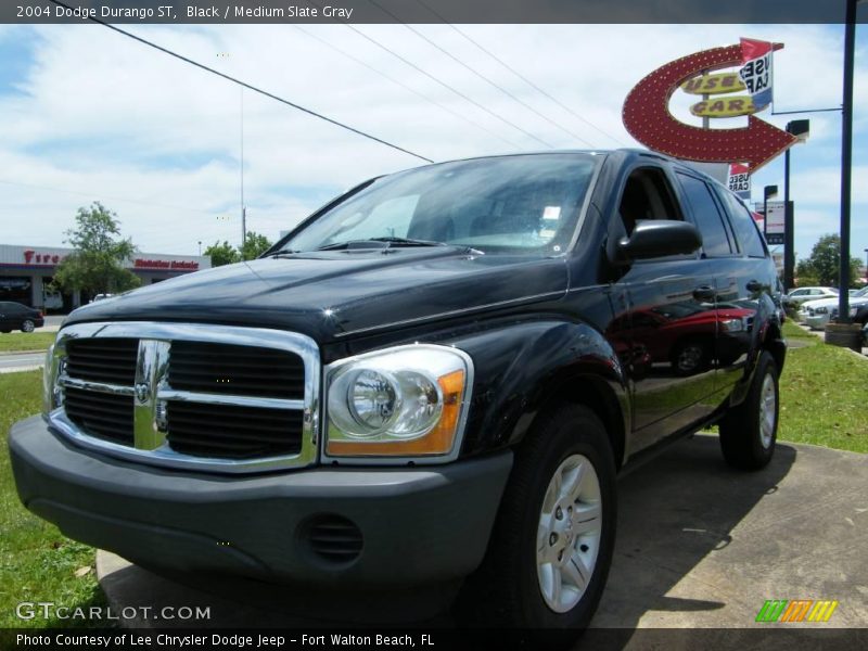 Black / Medium Slate Gray 2004 Dodge Durango ST